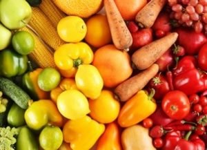 fruits et légumes crus